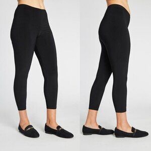 Sympli High Rise Ankle Length Fitted Leggings Black Women's Size 8 Minimalist